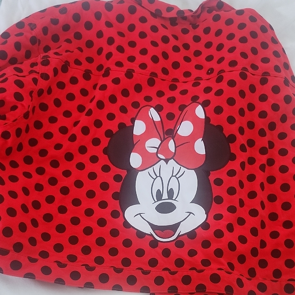 Disney Red and Black Polka Dot Jacket